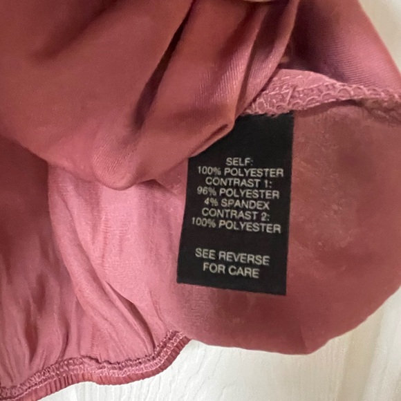 BUCKLE BLACK Surplice Tank Top Woven V-neck Lace Bodice Elastic Hem Size XL - Picture 10 of 11